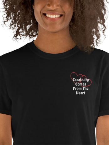 Creativity Comes From The Heart ( Unisex T-Shirt )